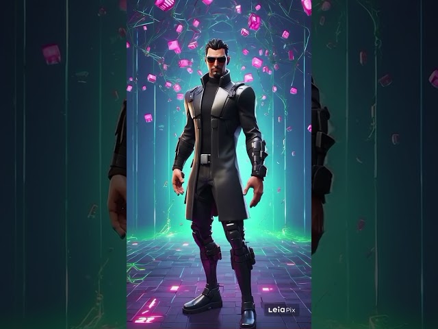 What a Neo(Matrix) would look like if it were a character in Fortnite
