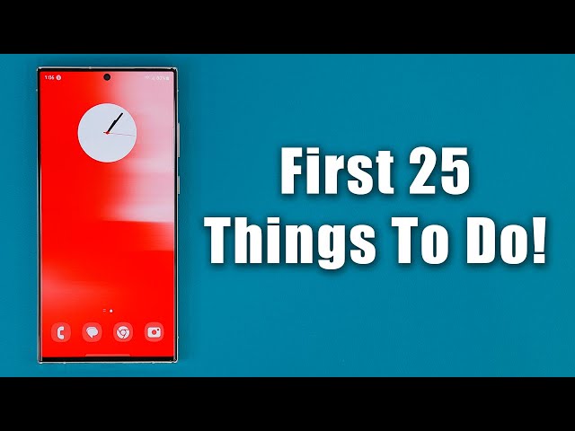 Samsung GALAXY S23 ULTRA - First 25 Things To Do (+ Hidden Features)