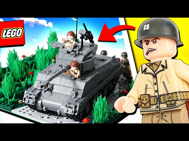 I built a WW2 LEGO TANK ARMY... and YOU CAN TOO!
