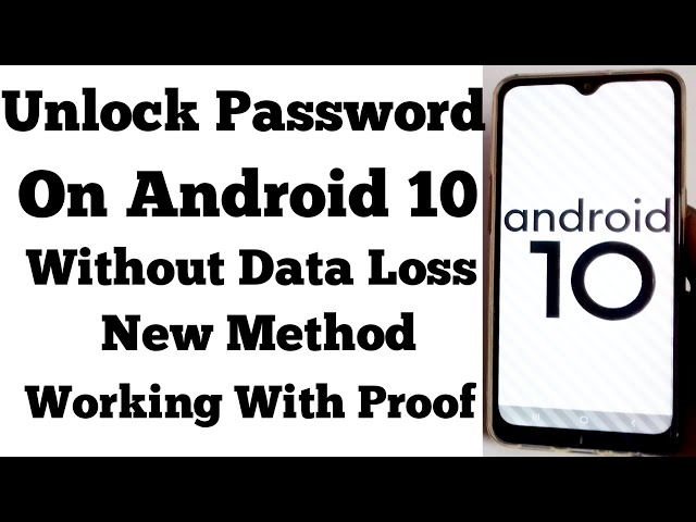 New Method - Unlock Password On Android 10 In Emergency Mode | Mobile Unlock Without Data Loss