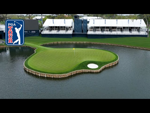 Drone flyover of EVERY hole at THE PLAYERS Stadium Course