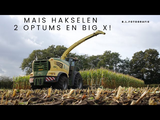 corn harvest holten | 2 optums and big X