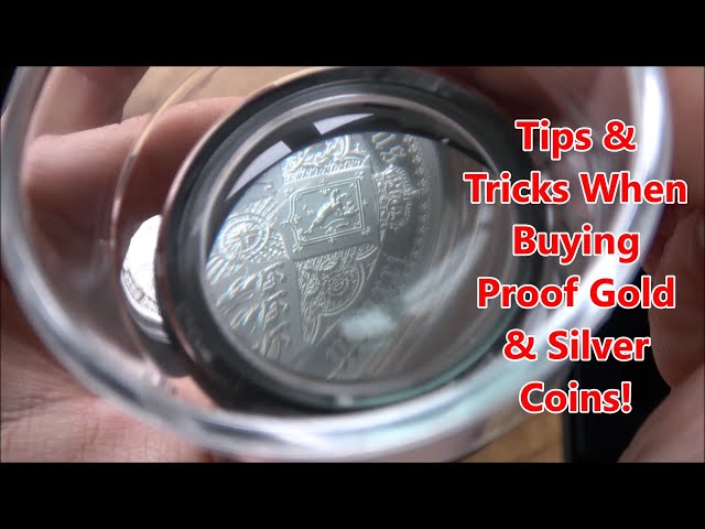 My Top Tips For Maximising Profit When Buying, Handling And Storing Proof Gold & Silver Coins!