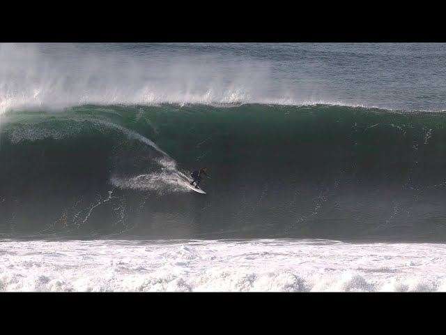 Huge Waves: Only One SURFER made it out