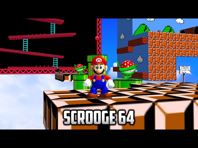 ⭐ Super Mario 64 PC Port - Rom Hack port - Scrooge 64