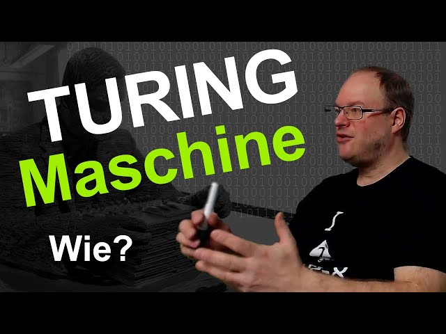 Wie funktioniert die Turingmaschine von Alan Turing? - Einfach erklärt auf Deutsch (German)