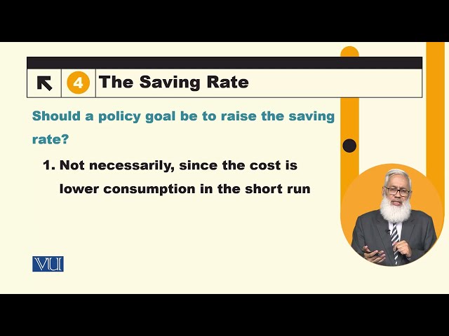 The Solow Model: Saving Rate | Macroeconomic Analysis | ECO616_Topic070