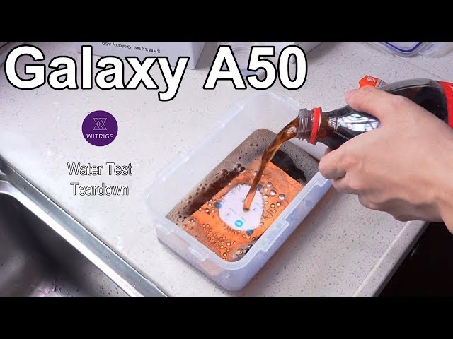 Samsung Galaxy A50 Waterproof Test