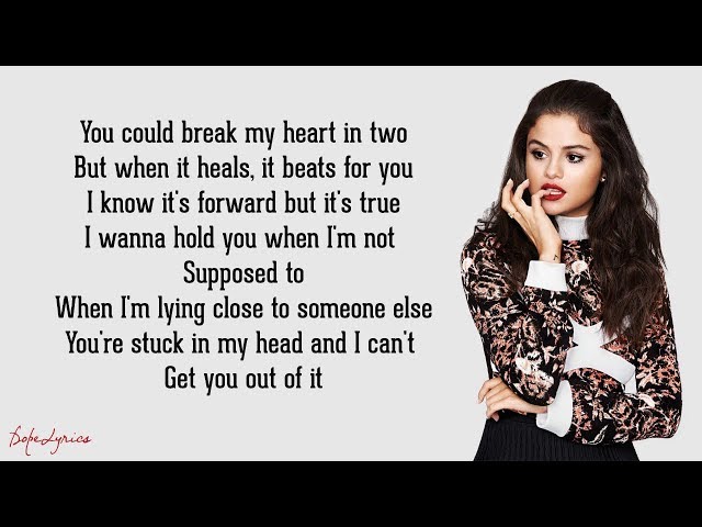 Back To You - Selena Gomez (Lyrics)