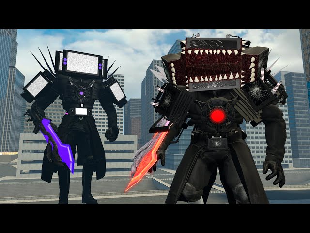 NEW CURSED TV MAN TITAN VS ALL TITANS! SKIBIDI TOILET in Garrys Mod!