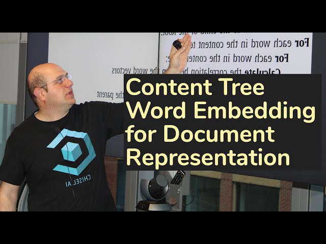 Content Tree Word Embedding for document representation | AISC