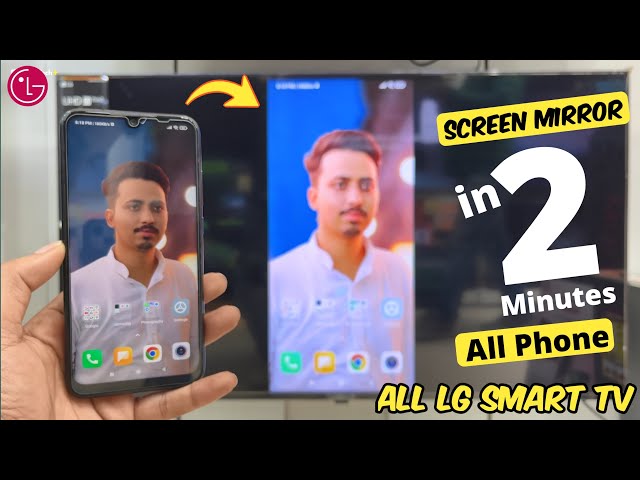 Lg Smart TV Screen Mirroring in 2-Minutes All Phone || Connect any Phone in LG TV || Miracast