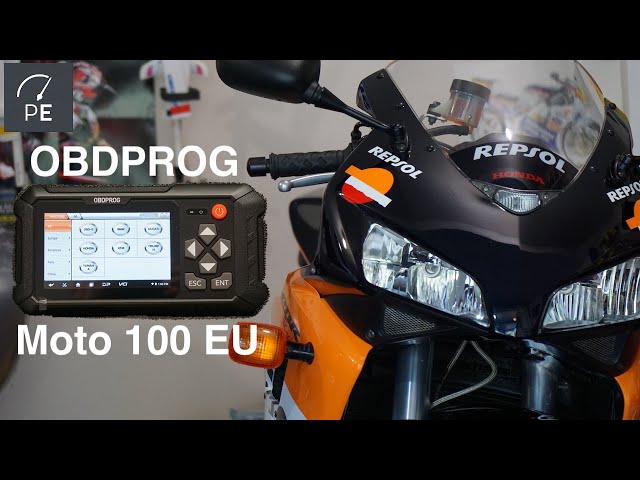 Never schedule a motorcycle service appointment again! | OBDPROG Moto 100 EU Diagnostic Scanner