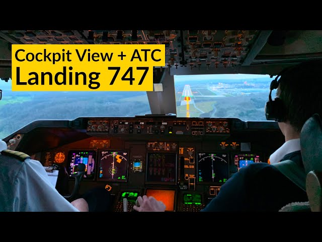 How to land a BOEING 747/8? Video by Captain Joe