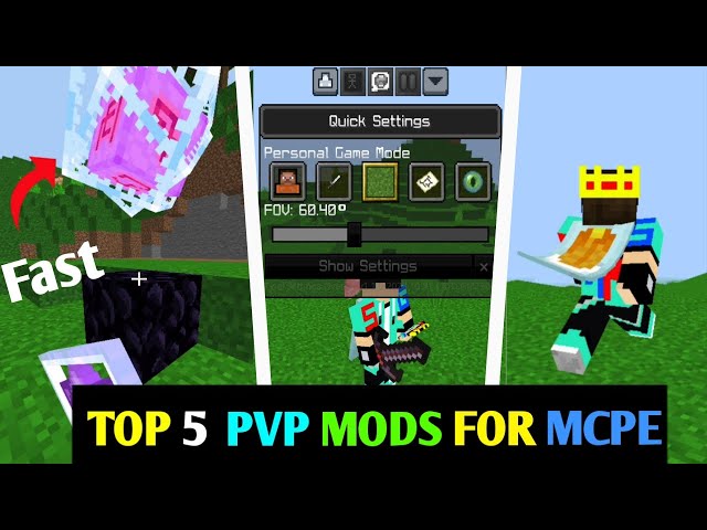 Top 5 Best PVP mods For Minecraft pocket edition
