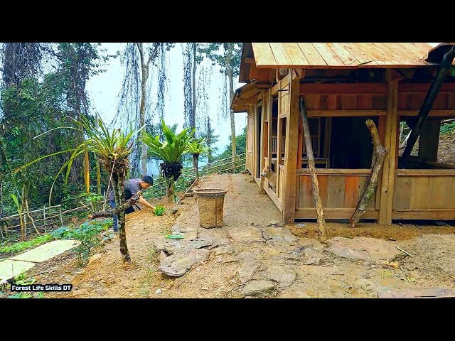 Actively sowing and storing food for the winter crop - Life in the new shelter - Survival | Ep.192