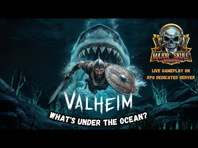 Valheim under the ocean in a RPG server