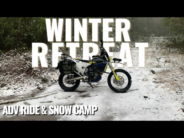Solo Motorcycle Camping in the Snow | Husqvarna 701 Enduro | Part 2