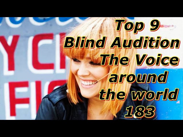 Top 9 Blind Audition (The Voice around the world 183)