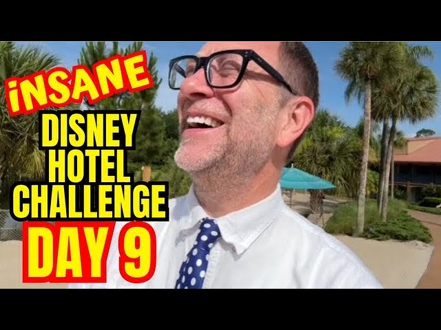 Day 9 Staying At Every Disney Hotel! There's A RESTAURANT ON WATER Coronado Springs Resort FULL TOUR