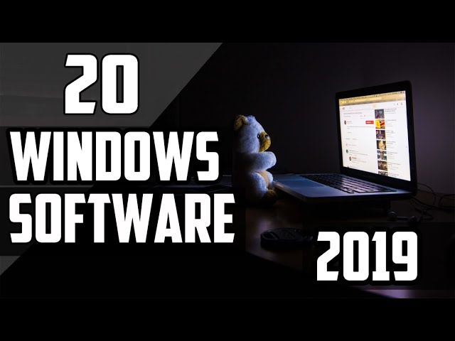 20 Useful Essential Free Softwares For Windows 10/Windows7/Windows8