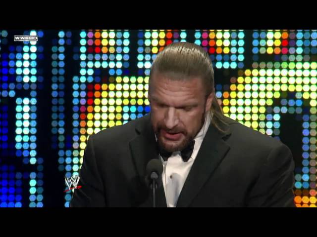 Triple H inducts his best friend Shawn Michaels into the
