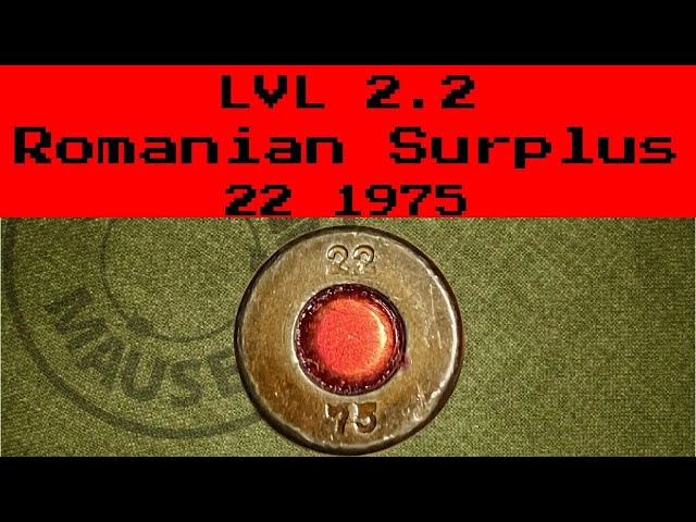 Surplus 8mm Ammo Review: 1975 Romanian Surplus