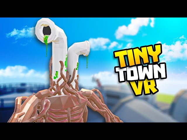 Is PIPE HEAD More Powerful Than Siren Head? - Tiny Town VR