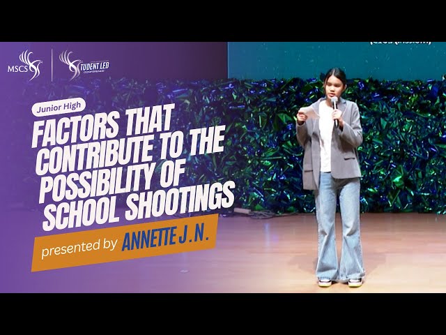 Factors that Contribute to the Possibility of School Shootings - Annette Josephine Ngantung | SLC