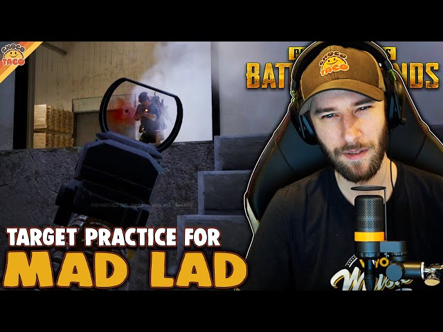 Target Practice for Mad Lad chocoTaco ft. Halifax & HollywoodBob - PUBG Deston Squads Gameplay