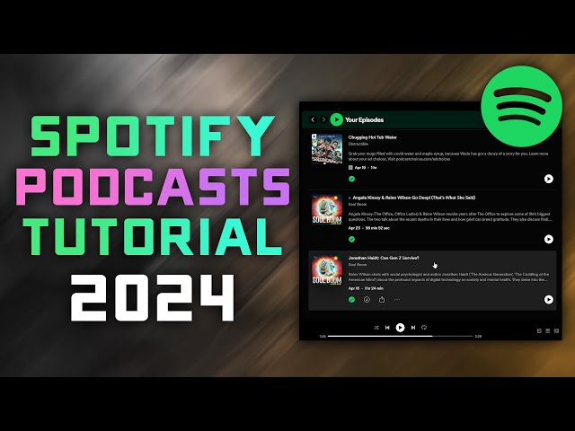 How to Find & Subscribe/Follow Spotify Podcasts - 2024 Complete Tutorial