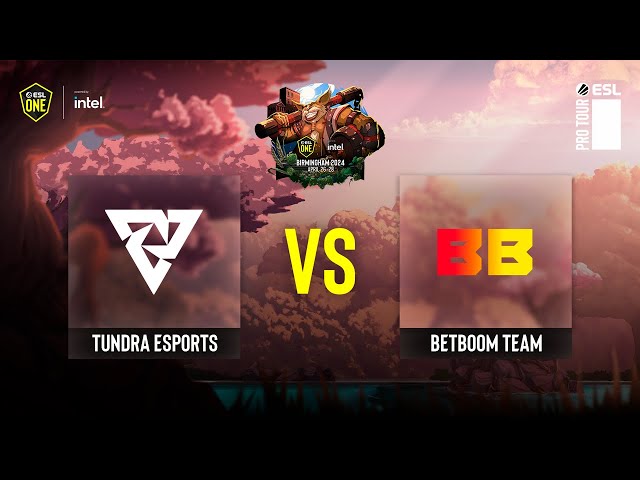 Dota2 - Tundra Esports vs BetBoom Team - Game 1 - ESL One Birmingham 2024 - Playoffs