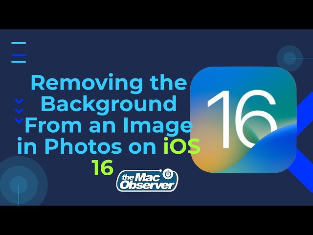 Removing the Background From an Image in Photos on iOS 16