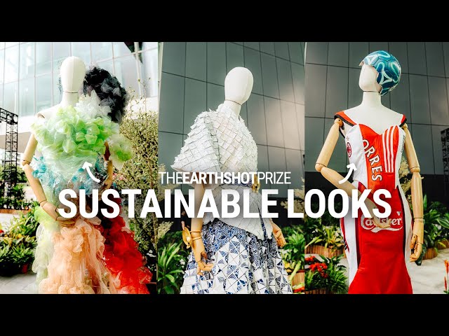 5 sustainable fashion looks inspired by the 5 Earthshots 🌊♻️🍂🌳🌎