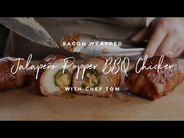 Bacon Wrapped Jalapeno Popper Barbecue Chicken