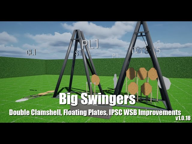 Practisim Designer Patch 1.0.18 - Big Swinger, Double Clamshell, IPSC WSB Improvements