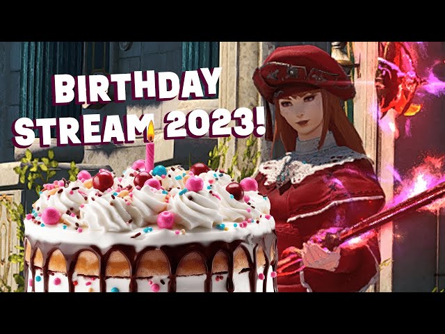 Making Myself A Birthday Cake in Final Fantasy XIV!!!