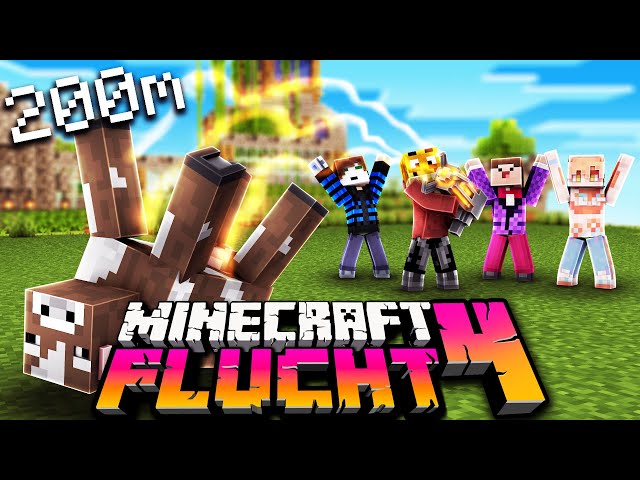 4 Youtuber bei den OLYMPISCHEN MINECRAFT SPIELEN ☆ Minecraft FLUCHT 4 #34