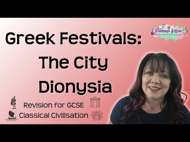 The City Dionysia | Greek Festivals | Revision for GCSE Classical Civilisation