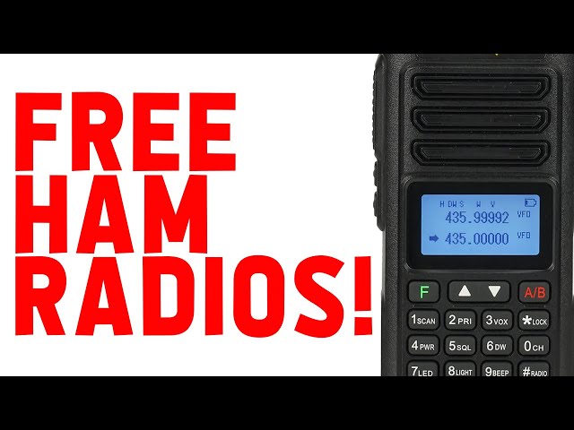 GIVEAWAY HAS ENDED: Ham Radio Giveaway, Free HT Radios
