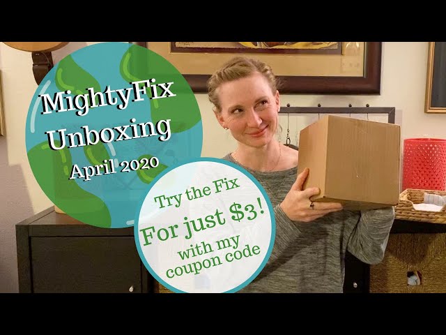 MightyFix Unboxing - April 2020 #mightyfix #mightynest