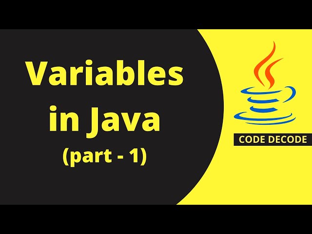 Variables in Java Part-1 || Java 8