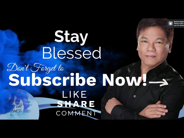 Ed Lapiz - Stay Blessed - Pastor Ed Lapiz Official YouTube Channel 2024