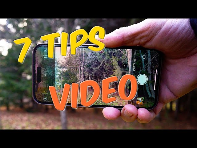 7 TIPS Vidéo pour Smartphone | Débutants,.👀🎥