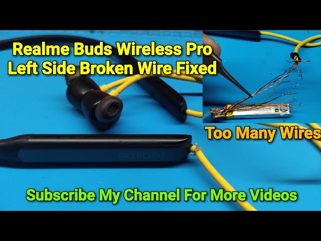Realme Buds Wireless Pro Broken Left Side Repair | Not Powering On Too Fix