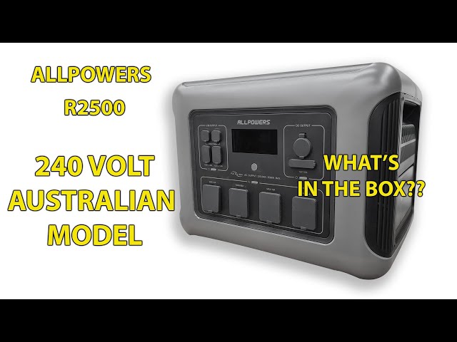 Unveiling ALL POWERS R2500 Solar Generator for Australia | Dave Stanton