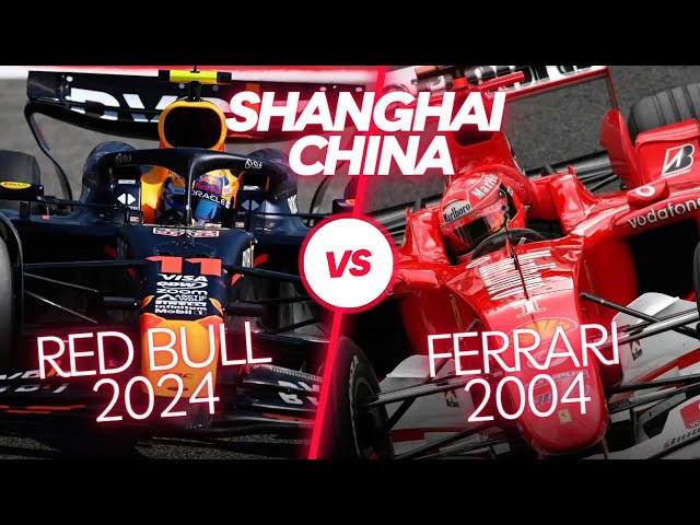 F1 2004 Vs F1 2024 Shanghai China 🇨🇳 Qualifying ⏱️#Formula1