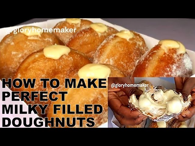 How To Make Milky Filled Doughnuts In Simple Steps + Making Milky Donuts Filling Recipe