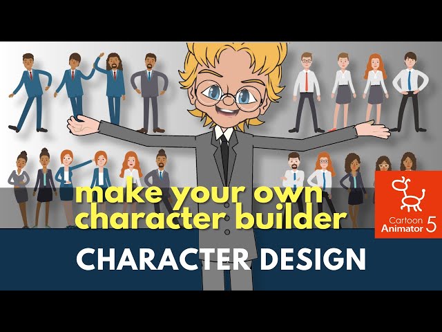 Master Cartoon Animator 5: Create Your Own Character Builder/Creator from Any Character Series