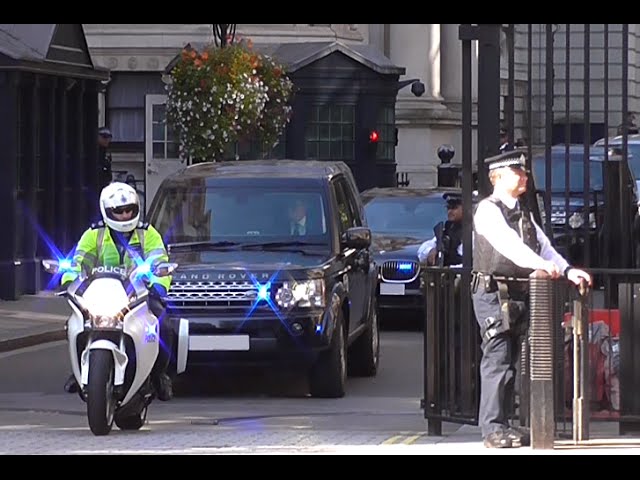 High Security Escort - Israel Prime Minister Benjamin Netanyahu in London